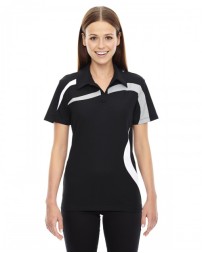 North End Ladies' Impact Performance Polyester Pique Colorblock Polo