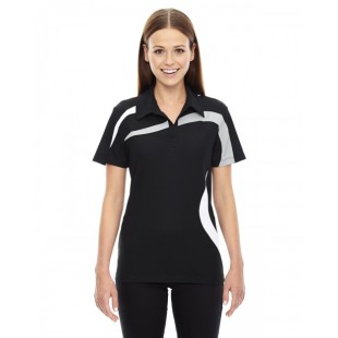 North End Ladies' Impact Performance Polyester Pique Colorblock Polo