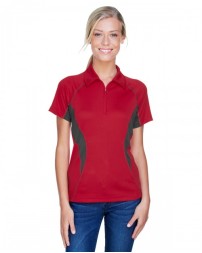 North End Ladies' Serac UTK cool?logik Performance Zippered Polo