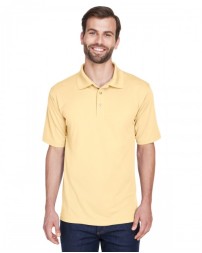 UltraClub Men's Cool & Dry Mesh Pique Polo