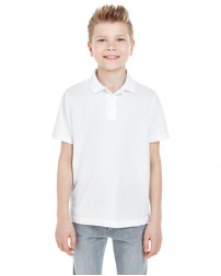 UltraClub Youth Cool & Dry Mesh Pique Polo