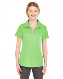 UltraClub Ladies' Cool & Dry Jacquard Stripe Polo