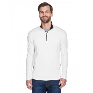 UltraClub Men's Cool & Dry Sport Quarter-Zip Pullover