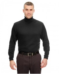 UltraClub Adult Egyptian Interlock Long-Sleeve Turtleneck