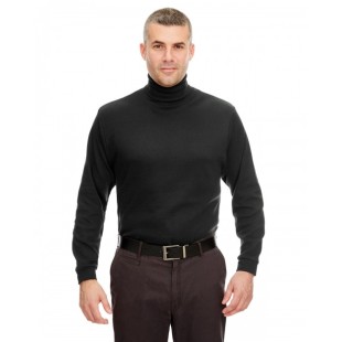 UltraClub Adult Egyptian Interlock Long-Sleeve Turtleneck