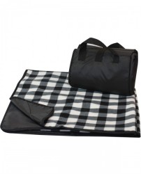 8702 Liberty Bags Fleece/Nylon Plaid Picnic Blanket