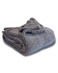 Alpine Fleece 8729LB Frosted Sherpa Blanket  - Wholesale Sherpa Blankets