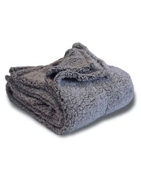 Alpine Fleece Frosted Sherpa Blanket