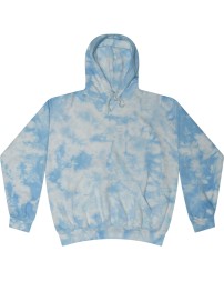 8790Y Tie-Dye Youth Unisex Crystal Wash Pullover Hooded Sweatshirt