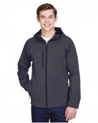 88166 North End Men's Prospect Two-Layer Fleece Bonded Soft Shell Hooded Jacket