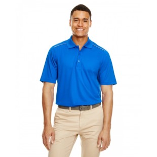 CORE365 Men's Radiant Performance Pique Polo with Reflective Piping