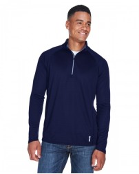 North End Men's Radar Quarter-Zip Performance Long-Sleeve Top