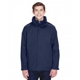 CORE365 Men's Tall Region 3-in-1 Jacket with Fleece Liner