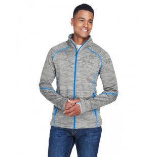 North End Men's Flux Melange Bonded Fleece Jacket