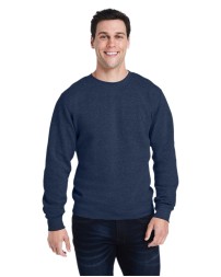 J America Adult Triblend Crewneck Sweatshirt