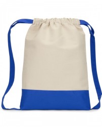 8876 Liberty Bags Cape Cod Cotton Drawstring Backpack
