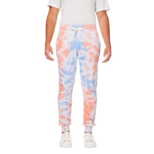 J America Adult Tie Dye Fleece Jogger