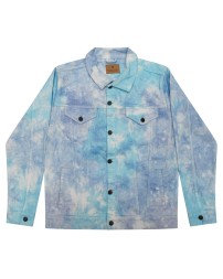 9050CD Tie-Dye Unisex Denim Jacket