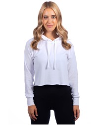 Next Level Apparel Ladies' Cropped Pullover Hooded Sweatshirt