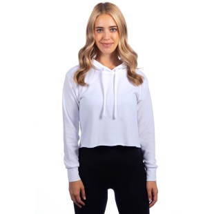 Next Level Apparel Ladies' Cropped Pullover Hooded Sweatshirt