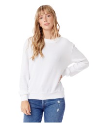Alternative Ladies' Washed Terry Throwback Pullover Sweatshirt