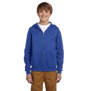 Jerzees Youth NuBlend Fleece Full-Zip Hooded Sweatshirt