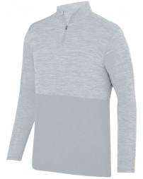 Augusta Sportswear Adult Shadow Tonal Heather Quarter-Zip Pullover