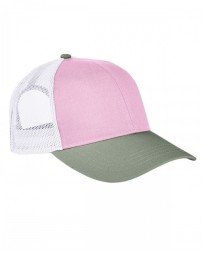 AP1919 Authentic Pigment Tri-Color Trucker Cap