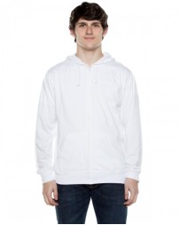Beimar Drop Ship Unisex Jersey Long-Sleeve Full-Zip Hooded T-Shirt