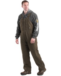 Berne Men's Heartland Insulated Washed Duck Bib Overall