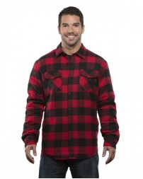 B8610 Burnside Adult Quilted Flannel Jacket