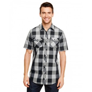 Burnside Mens Buffalo Plaid Woven Shirt