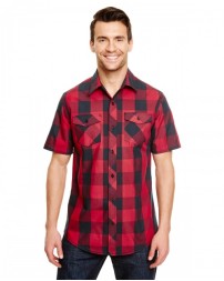 B9203 Burnside Mens Buffalo Plaid Woven Shirt