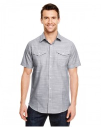 B9247 Burnside Men's Textured Woven Shirt