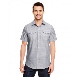 Burnside Men's Textured Woven Shirt