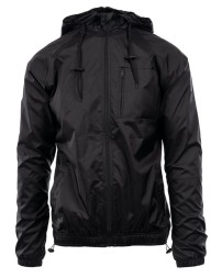 Burnside Men's Nylon Hooded Coaches Jacket