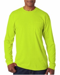 BA1730 Bayside Adult Long-Sleeve T-Shirt with Pocket