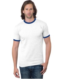 BA1801 Bayside Unisex Ringer T-Shirt