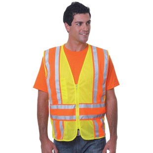 Bayside Unisex ANSI Mesh Vest