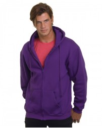 Bayside Adult Full-Zip Hooded Sweatshirt