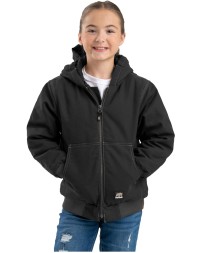 BHJ61 Berne Youth Highland Softstone Duck Hooded Jacket