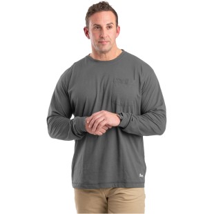 Berne Unisex Performance Long-Sleeve Pocket T-Shirt
