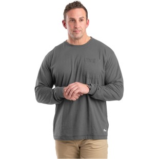 Berne Tall Performance Long-Sleeve Pocket T-Shirt