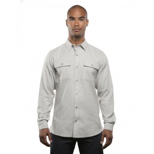 Burnside Men's Solid Flannel Shirt