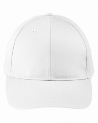 Big Accessories Adult Structured Twill 6-Panel Snapback Cap