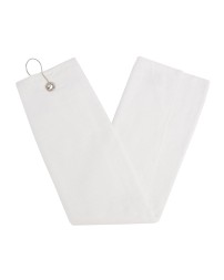 Carmel Towel Company Trifold Golf Towel with Grommet and Hook