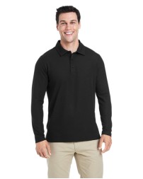 CE112L CORE365 Men's Fusion ChromaSoft Long-Sleeve Pique Polo