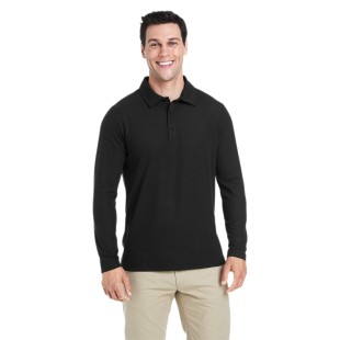 CORE365 Men's Fusion ChromaSoft Long-Sleeve Pique Polo