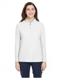 CORE365 Ladies' Fusion ChromaSoft Pique Quarter-Zip