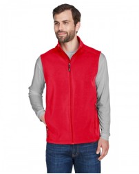 CE701 CORE365 Men's Cruise Two-Layer Fleece Bonded Soft Shell Vest